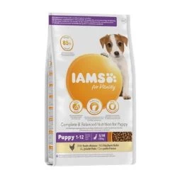 IAMS Vitality Croquettes Chiot Petite Et Moyenne Race Poulet 12 Kg