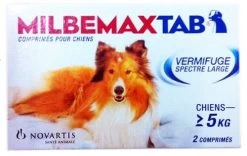 Milbemax Tab Vermifuge Chien De 5kg à 25kg 2cps -Fournitures pour animaux 280213 211056 PEEL EEUqAP 4