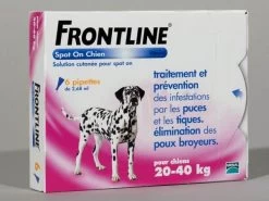 Frontline Spot On Chien De 20-40 Kg 6 Pipettes -Fournitures pour animaux 34fro013