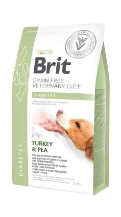 Brit Vet Diet Dog Diabetes Grain Free 2 Kg