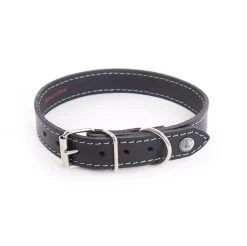 Martin Sellier Collier Cuir Flash Turquoise T62