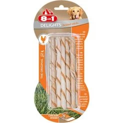8in1 Delights Twisted Sticks XS Pour Chien X 10