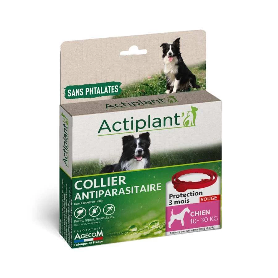 Actiplant Collier Antiparasitaire Rouge Chien 15-30 Kg 4 Actiplant Collier Antiparasitaire Rouge Chien 15-30 Kg – Image 2