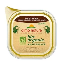 Almo Nature Chien Bio Maintenance Veau Legumes 32 X 100 G - Destockage