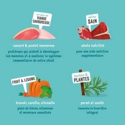 Edgard & Cooper Barquette Poulet & Canard Chiot 18 X 300 G -Fournitures pour animaux chien barquette chiot naturel canard poulet 150g 4 1