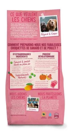 Edgard & Cooper Canard & Poulet Frais Sans Céréales Grand Chiot 12 Kg -Fournitures pour animaux edgard cooper croquettes canard et poulet frais sans ce re ale chiot 12 kg2