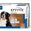 Effitix Spot On Très Grand Chien 40 - 60 Kg 4 Pipettes -Fournitures pour animaux effitix 40 60 x4france 1