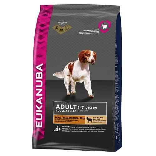 Eukanuba Chien Adulte Petite Et Moyenne Race Agneau Et Riz 12 Kg 3 Eukanuba Chien Adulte Petite Et Moyenne Race Agneau Et Riz 12 Kg