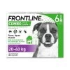 Frontline Combo Chien 20-40 Kg 6 Pipettes -Fournitures pour animaux frontline combo chien 20 40 kg 6 pipettes