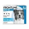 Frontline Spot On Chien De 10-20 Kg 6 Pipettes 2 Frontline Spot On Chien De 10-20 Kg 6 Pipettes -Fournitures pour animaux frontline spot on chien de 10 20 kg 6 pipettes