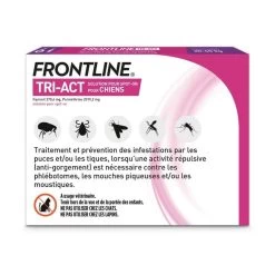 Frontline Tri Act Spot On Grand Chien 20 - 40 Kg 6 Pipettes -Fournitures pour animaux frontline tri act spot on grand chien 20 40 kg 6 pipettes 2