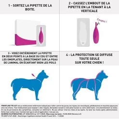 Frontline Tri Act Spot On Chien Moyen 10 - 20 Kg 6 Pipettes + 3 Pipettes -Fournitures pour animaux frontline tri act chien2 12