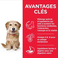 Hill's Science Plan Canine Mature Adult 7+ Youthful Vitality Small&Mini Poulet 1,5 Kg -Fournitures pour animaux hill s science plan canine mature adult 7 youthful vitality small mini poulet 1 5 kg3