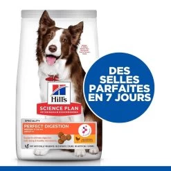 Hill's Science Plan Hill's Science Plan Canine Adult Perfect Digestion Medium 2.5 Kg -Fournitures pour animaux hill s science plan canine adult perfect digestion medium 2
