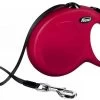 Laisse à Enrouleur New Classic Flexi Sangle L Rouge 8 M -Fournitures pour animaux laisse a enrouleur new classic flexi cord l rouge 8 m
