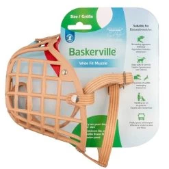 Muselière Baskerville Muzzle Beige T12
