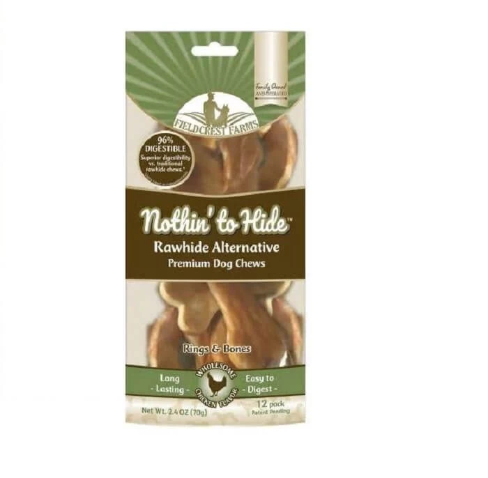 Nothin' To Hide Rings & Bones Au Poulet Pour Chien X12 3 Nothin' To Hide Rings & Bones Au Poulet Pour Chien X12