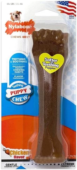 Nylabone Puppy Teething Chew Os Au Poulet XL