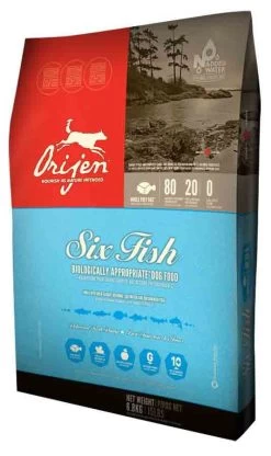 Orijen 6 Fish Dog 6 Kg -Fournitures pour animaux orijen 6 fish dog croquettes chien 6 kg