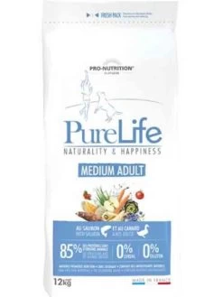 PureLife Croquettes Medium Adult Pour Chien 12 Kg