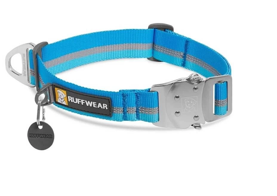 Ruffwear Collier Top Rope Bleu M 3 Ruffwear Collier Top Rope Bleu M