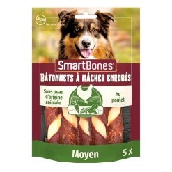 Smartbones Sticks Mini Wrap Au Poulet Pour Chien 5 Pcs