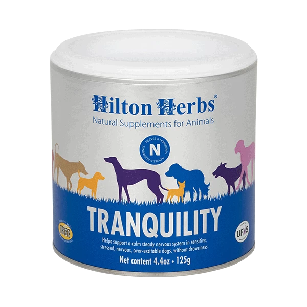 Hilton Herbs Tranquility Chiens Anxieux 125 G 2 Hilton Herbs Tranquility Chiens Anxieux 125 G