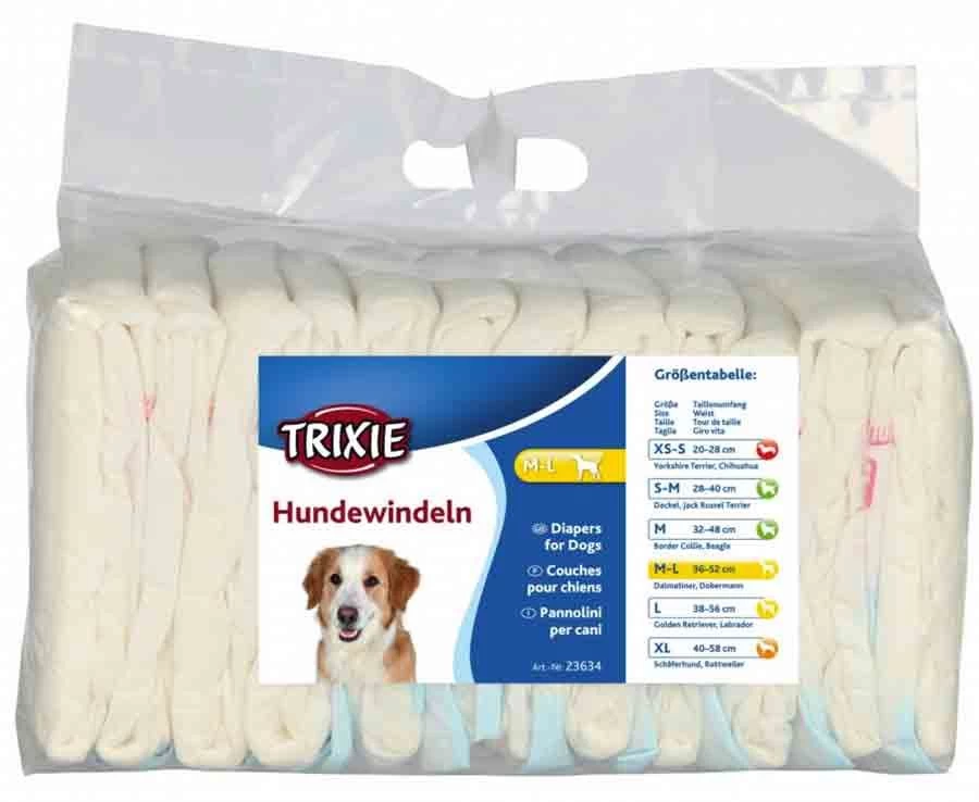 Trixie Couches Pour Chiens Femelles M-L 3 Trixie Couches Pour Chiens Femelles M-L
