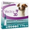 Vectra 3D Chien 4 à 10 Kg 3 Pipettes -Fournitures pour animaux vectra 3d s