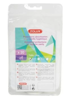 Zolux Protections Absorbantes Pour Culotte Hygiénique T0-T1 X20