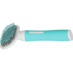 Zolux Anah Brosse Slicker Doux Puppy Bleu -Fournitures pour animaux zolux anah brosse slicker doux bleu puppy